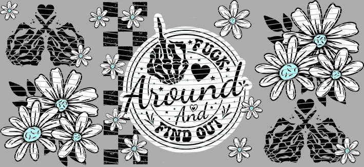 16oz Distressed Checkered-DC-47